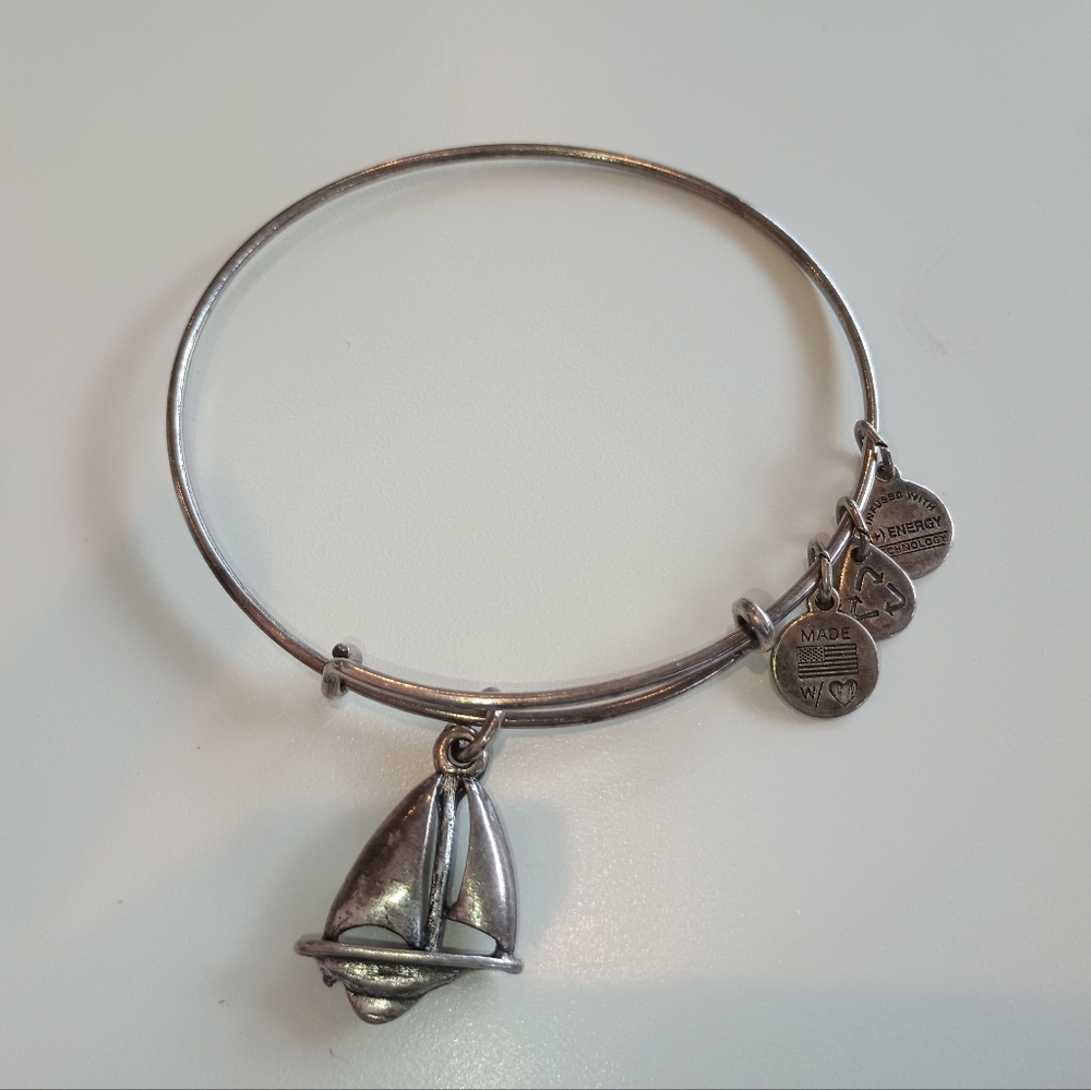 Alex and Ani Sailboat charm bracelet